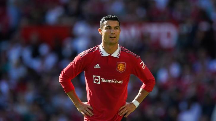 Manchester United's Cristiano Ronaldo during the pre-season friendly match at Old Trafford, Manchester. Picture date: Sunday July 31, 2022.
